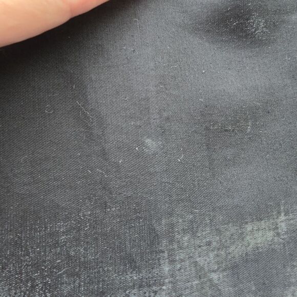 Fiesta Formal Sz XL Shiny Black Maxi Skirt Liquid Metal Dance Prom Party USA - Picture 5 of 9